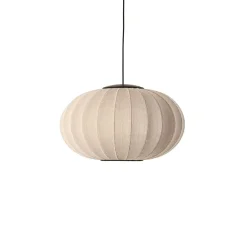 New Made by Hand - Pendel - Knit-Wit 57 Oval Pendant LED - Sand Stone