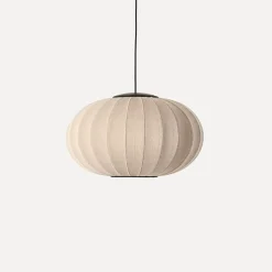 New Made by Hand - Pendel - Knit-Wit 57 Oval Pendant LED - Sand Stone