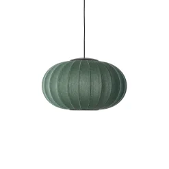 Discount Made by Hand - Pendel - Knit-Wit 57 Oval Pendant LED - Tweed Green