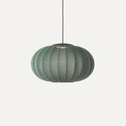 Discount Made by Hand - Pendel - Knit-Wit 57 Oval Pendant LED - Tweed Green