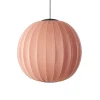 Outlet Made by Hand - Pendellampe - Knit-Wit 75 Round Pendant LED - Coral