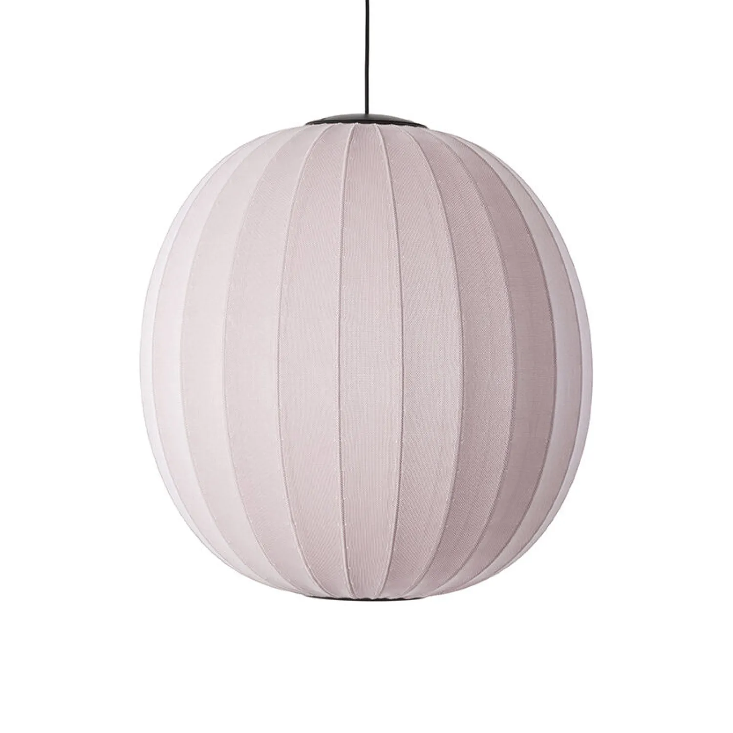 Clearance Made by Hand - Pendellampe - Knit-Wit 75 Round Pendant LED - Light Pink