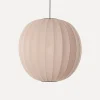 Made by Hand - Pendellampe - Knit-Wit 75 Round Pendant LED - Sand Stone