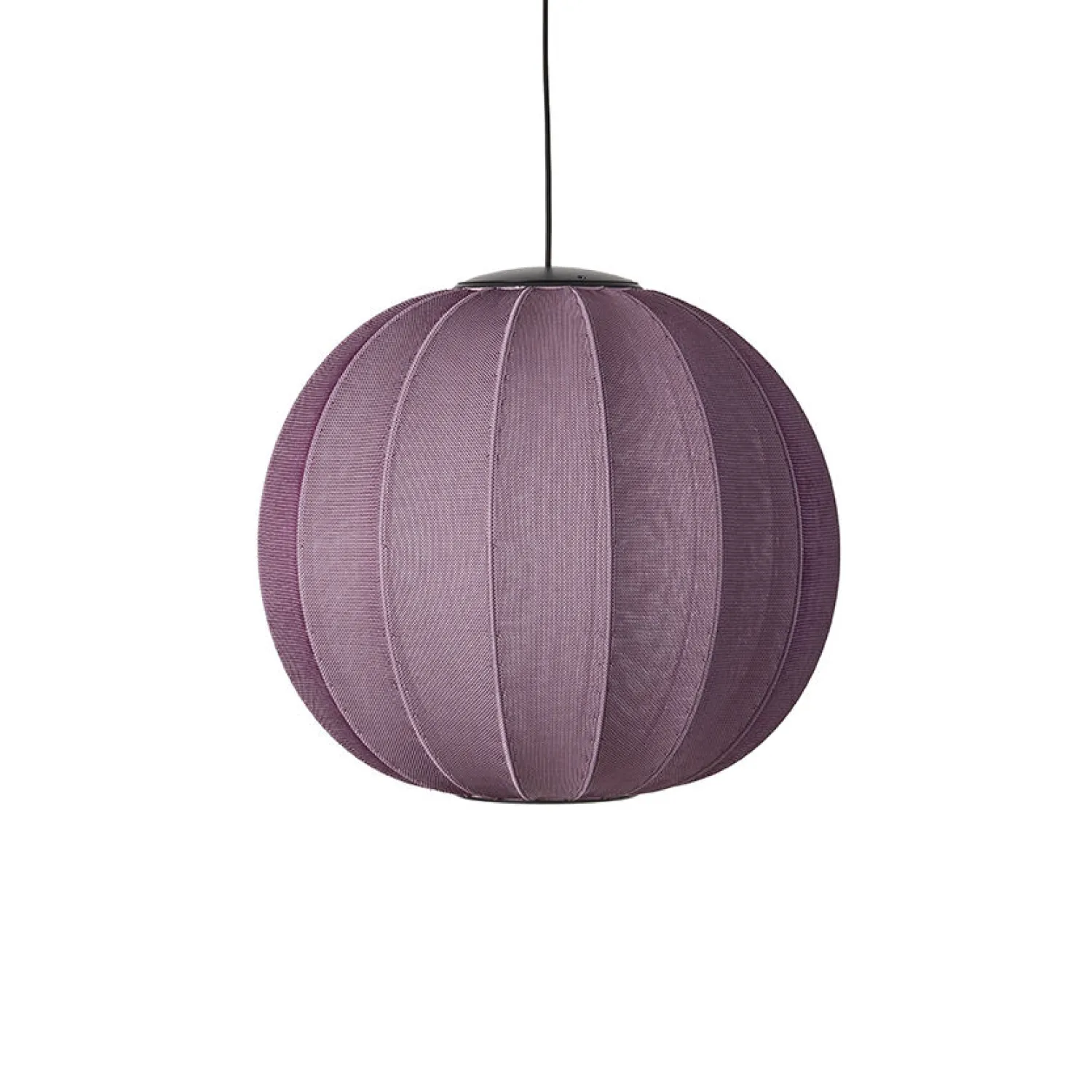Discount Made by Hand - Pendellampe - Knit-Wit 60 Round Pendant LED - Burgundy