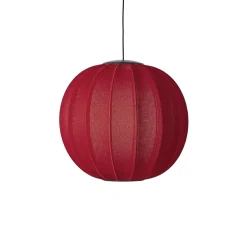 Sale Made by Hand - Pendellampe - Knit-Wit 60 Round Pendant LED - Maple Red