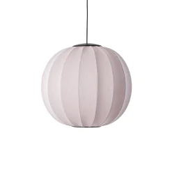 Clearance Made by Hand - Pendellampe - Knit-Wit 60 Round Pendant LED - Light Pink