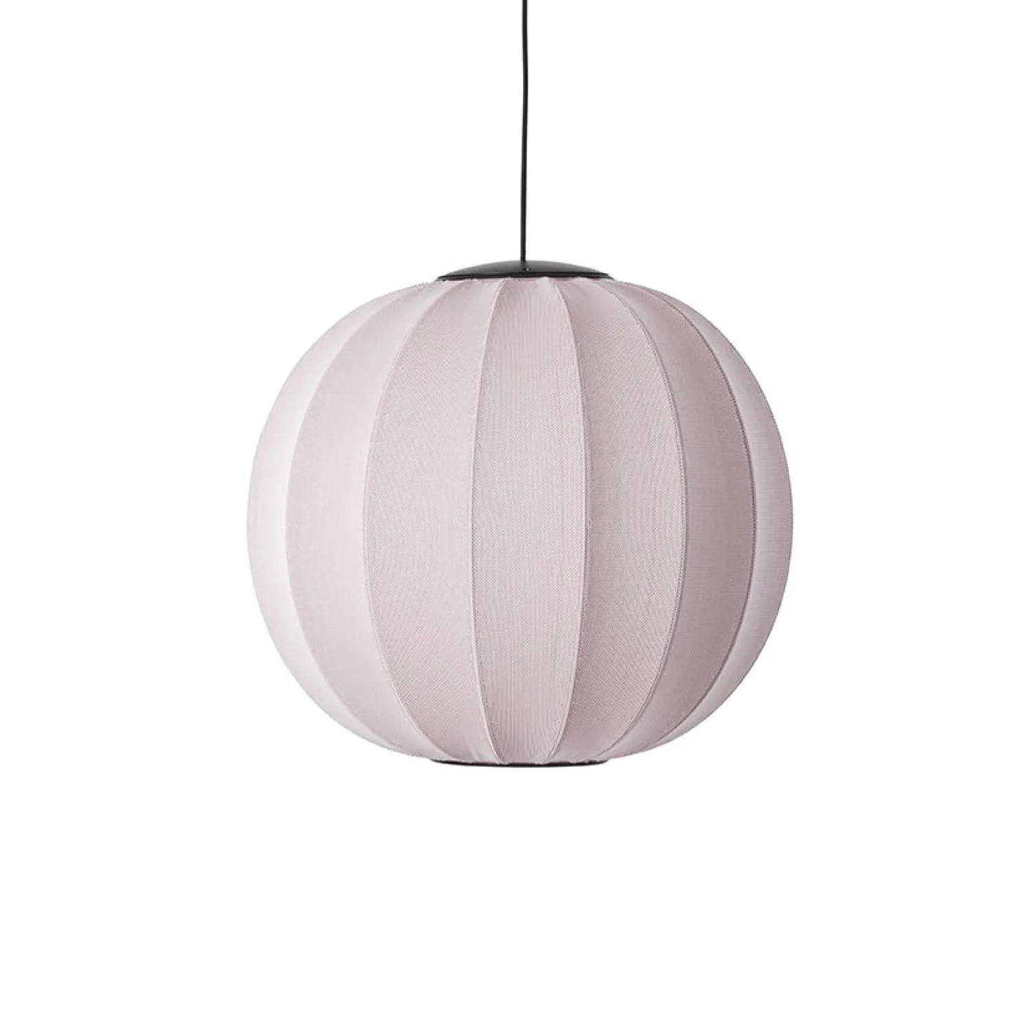 Clearance Made by Hand - Pendellampe - Knit-Wit 60 Round Pendant LED - Light Pink