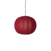Online Made by Hand - Pendellampe - Knit-Wit 45 Round Pendant LED - Maple Red