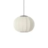 Best Made by Hand - Pendellampe - Knit-Wit 45 Round Pendant LED - Pearl White