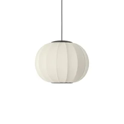 Best Made by Hand - Pendellampe - Knit-Wit 45 Round Pendant LED - Pearl White
