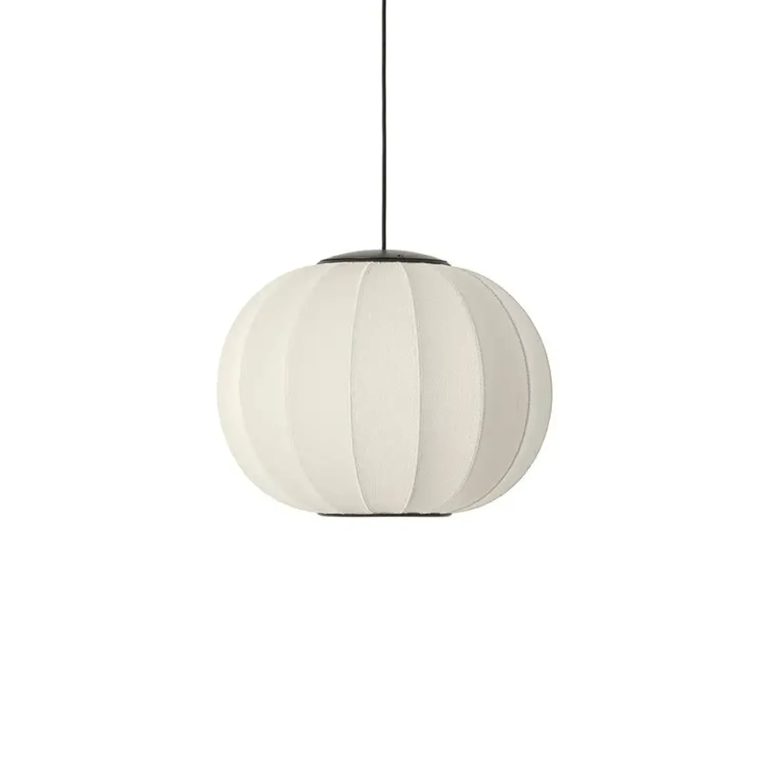 Best Made by Hand - Pendellampe - Knit-Wit 45 Round Pendant LED - Pearl White