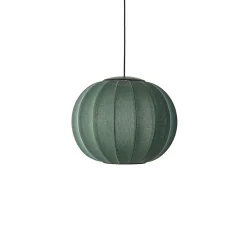 Best Made by Hand - Pendellampe - Knit-Wit 45 Round Pendant LED - Tweed Green