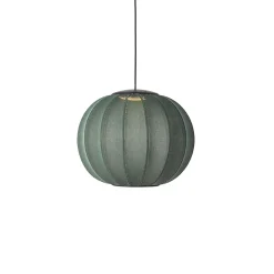 Best Made by Hand - Pendellampe - Knit-Wit 45 Round Pendant LED - Tweed Green