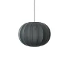 Online Made by Hand - Pendellampe - Knit-Wit 45 Round Pendant - Black