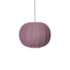 Online Made by Hand - Pendellampe - Knit-Wit 45 Round Pendant - Burgundy