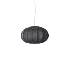 New Made by Hand - Pendellampe - Knit-Wit 45 Oval Pendant LED - Black