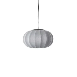 Outlet Made by Hand - Pendellampe - Knit-Wit 45 Oval Pendant LED - Silver