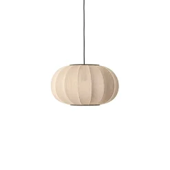 Best Made by Hand - Pendellampe - Knit-Wit 45 Oval Pendant - Sand Stone