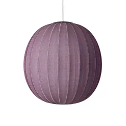 Discount Made by Hand - Pendellampe - Knit-Wit 75 Round Pendant LED - Burgundy