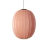 New Made by Hand - Pendellampe - Knit-Wit 65 High Oval Pendant LED - Coral