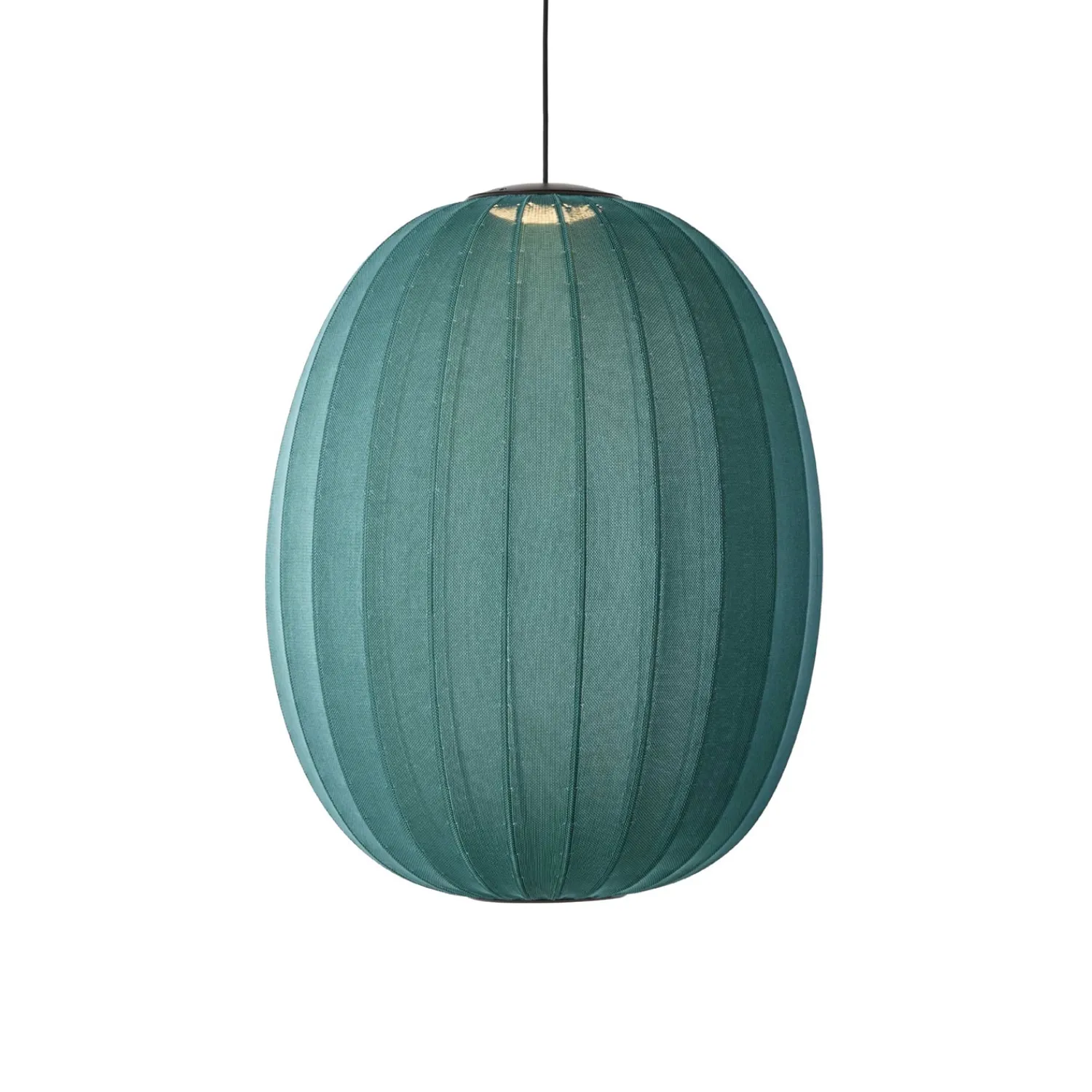 Online Made by Hand - Pendellampe - Knit-Wit 65 High Oval Pendant LED - Seagrass