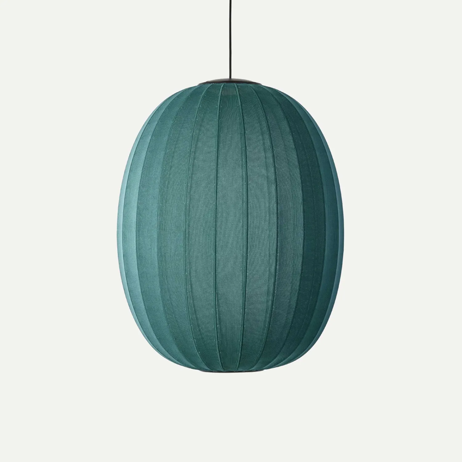 Online Made by Hand - Pendellampe - Knit-Wit 65 High Oval Pendant LED - Seagrass