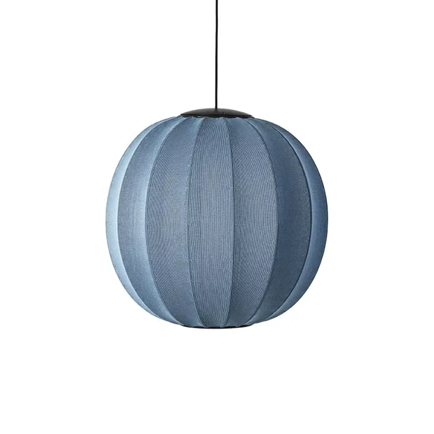 Sale Made by Hand - Pendellampe - Knit-Wit 60 Round Pendant LED - Blue Stone