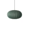New Made by Hand - Pendellampe - Knit-Wit 57 Oval Pendant - Tweed Green
