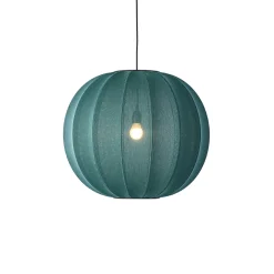 Discount Made by Hand - Pendellampe - Knit-Wit 60 Round Pendant - Seagrass