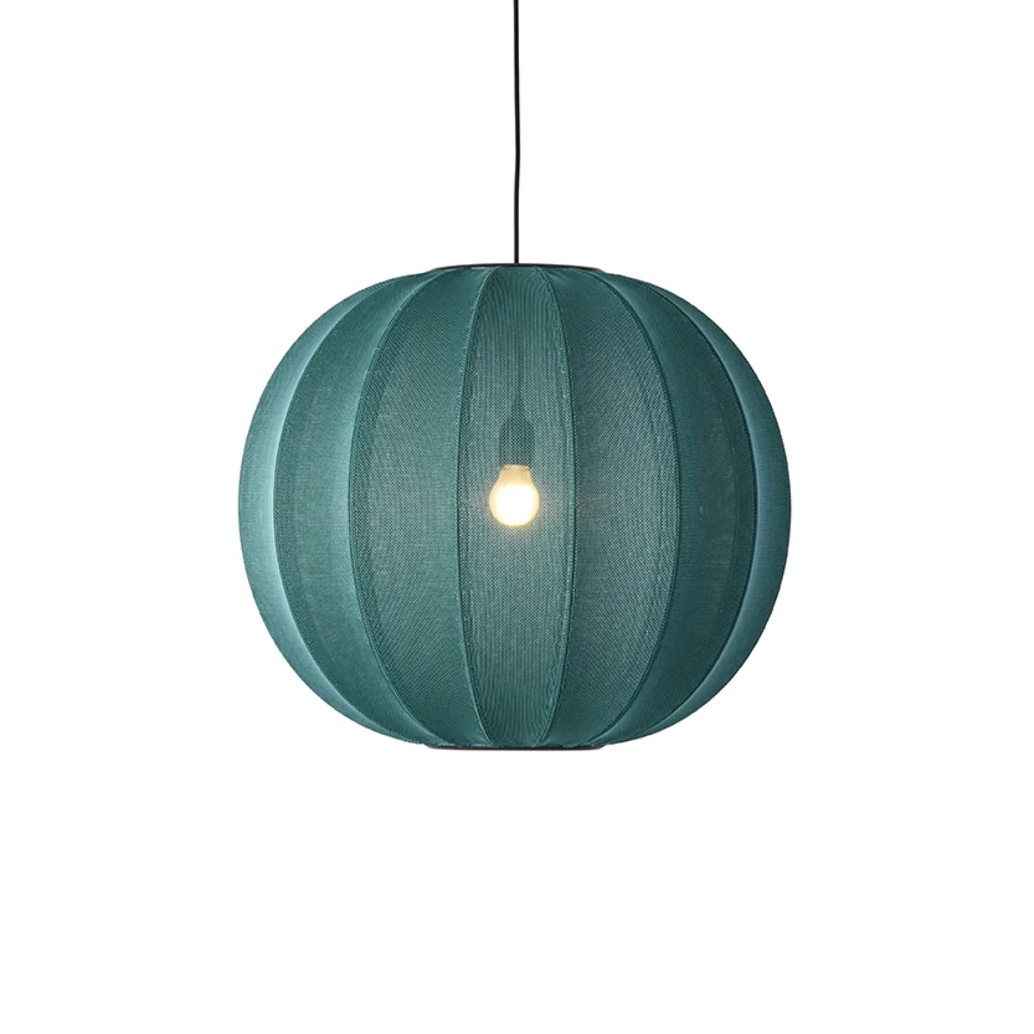 Discount Made by Hand - Pendellampe - Knit-Wit 60 Round Pendant - Seagrass