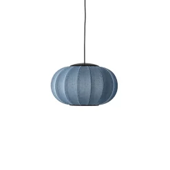 Discount Made by Hand - Pendellampe - Knit-Wit 45 Oval Pendant LED - Blue Stone