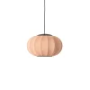 Outlet Made by Hand - Pendellampe - Knit-Wit 45 Oval Pendant LED - Coral