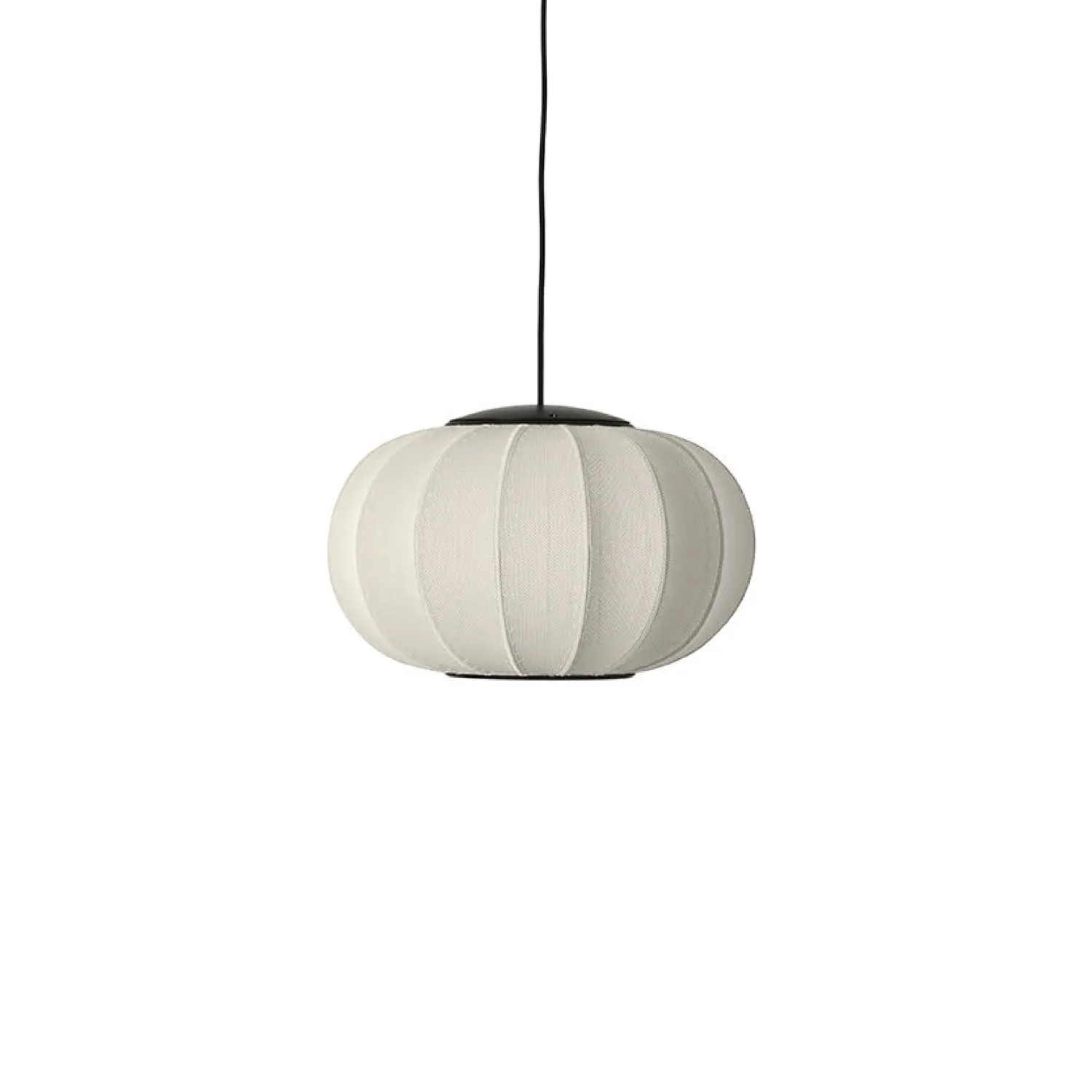 Online Made by Hand - Pendellampe - Knit-Wit 45 Oval Pendant LED - Pearl White
