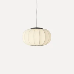 Online Made by Hand - Pendellampe - Knit-Wit 45 Oval Pendant LED - Pearl White