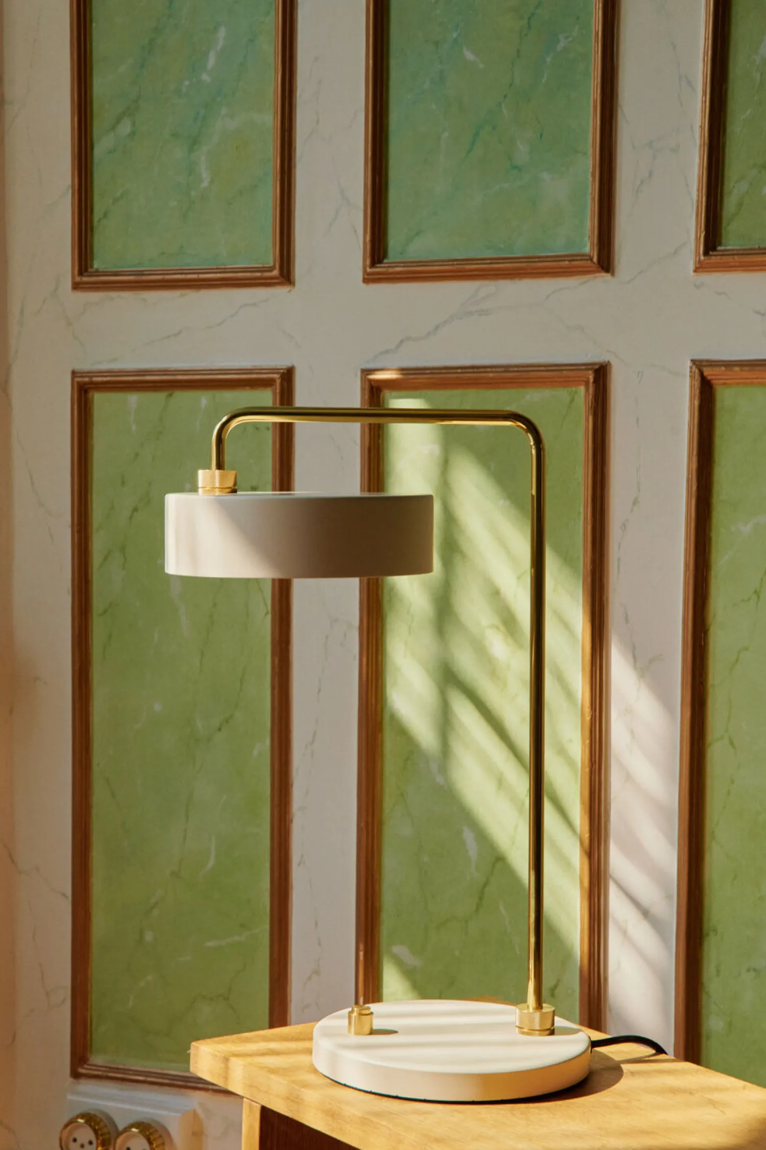 Made by Hand - Petite Machine Table Lamp - Oyster White