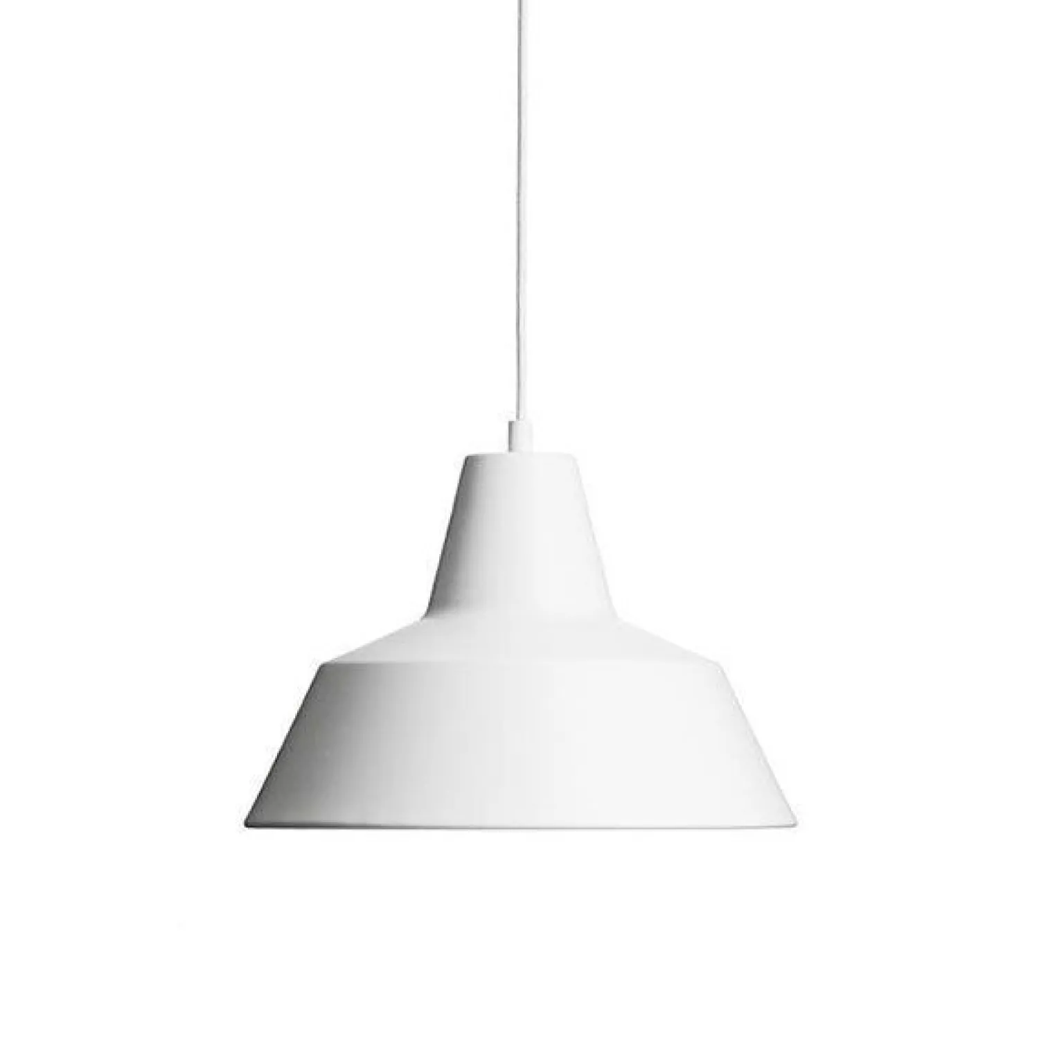 Clearance Made by Hand - Værkstedslampe i Ø 35 cm - Mat hvid