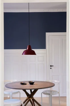 Hot Made by Hand - Workshop Lamp W2 - Wine Red