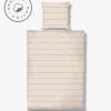 Clearance Mette Ditmer - ALIGN-sengesæt - Bright red/Sand - W140 x L220 cm