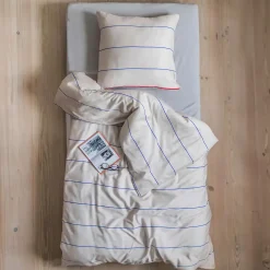 Online Mette Ditmer - ALIGN-sengesæt - Cobalt/Sand - W140 x L220 cm
