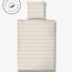 New Mette Ditmer - ALIGN-sengesæt - Pine green/Sand - W140 x L220 cm