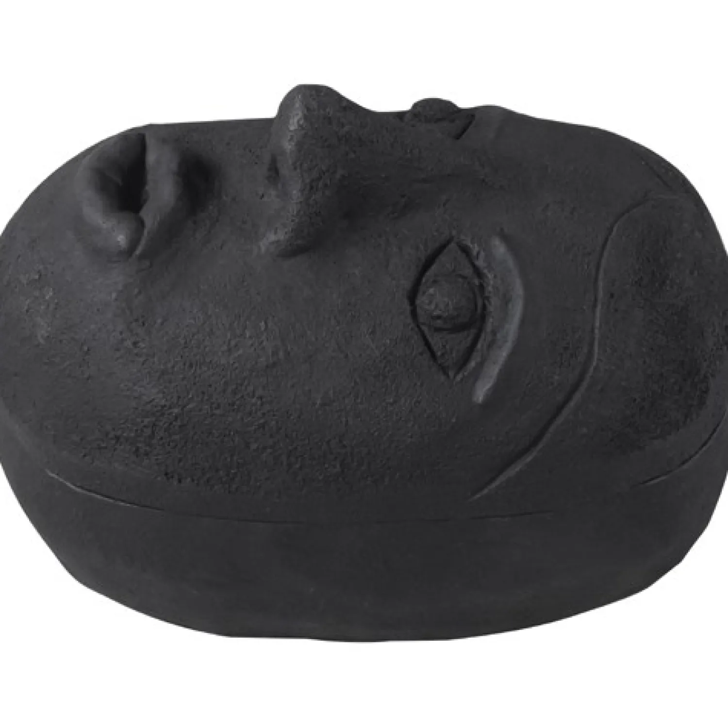 Clearance Mette Ditmer - ART PIECE Face krukke - Sort