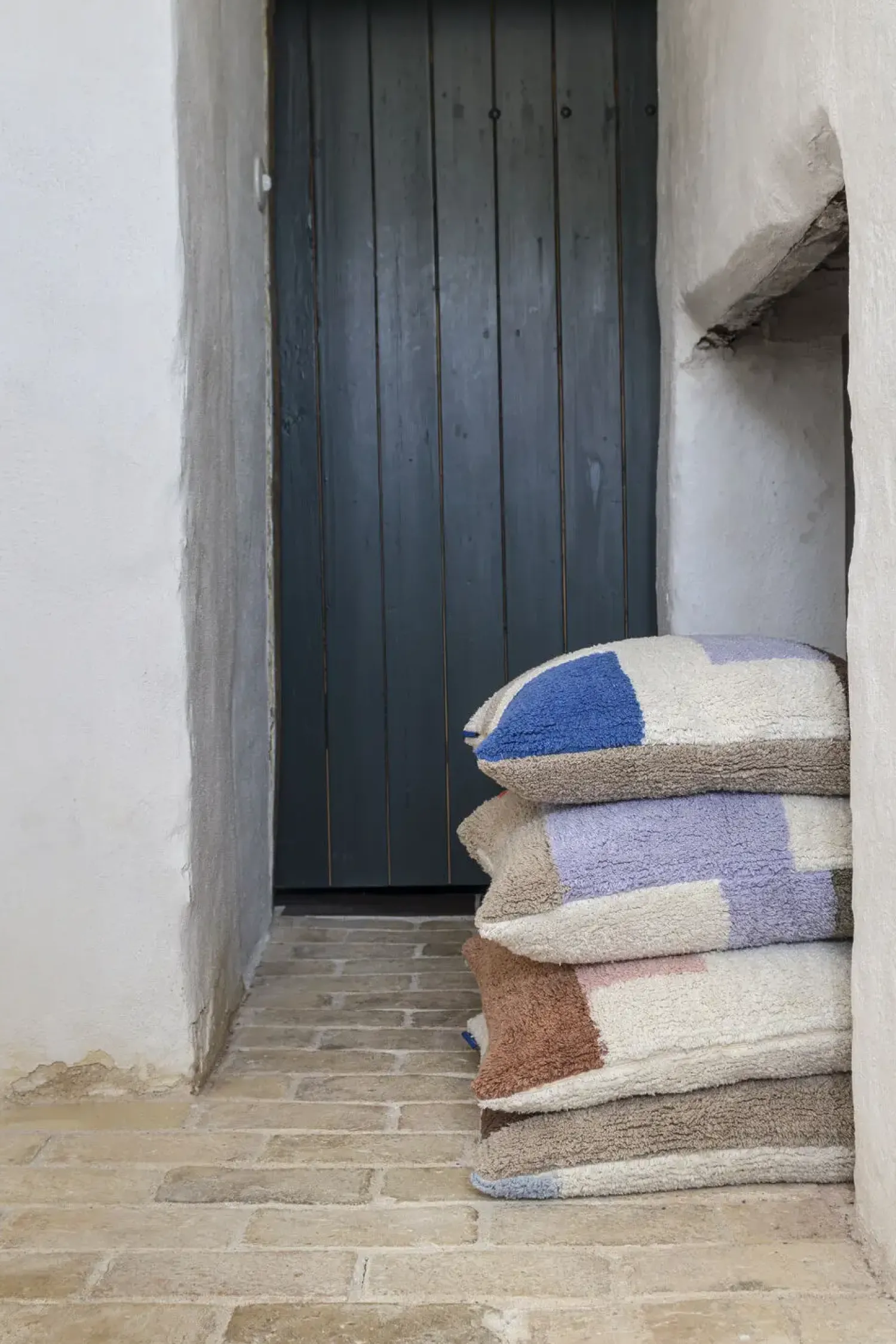 Sale Mette Ditmer - BRICK-pudebetræk - Dark olive
