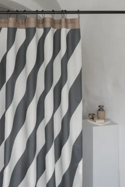 Sale Mette Ditmer - DIAGONAL-badeforhæng - Dark grey