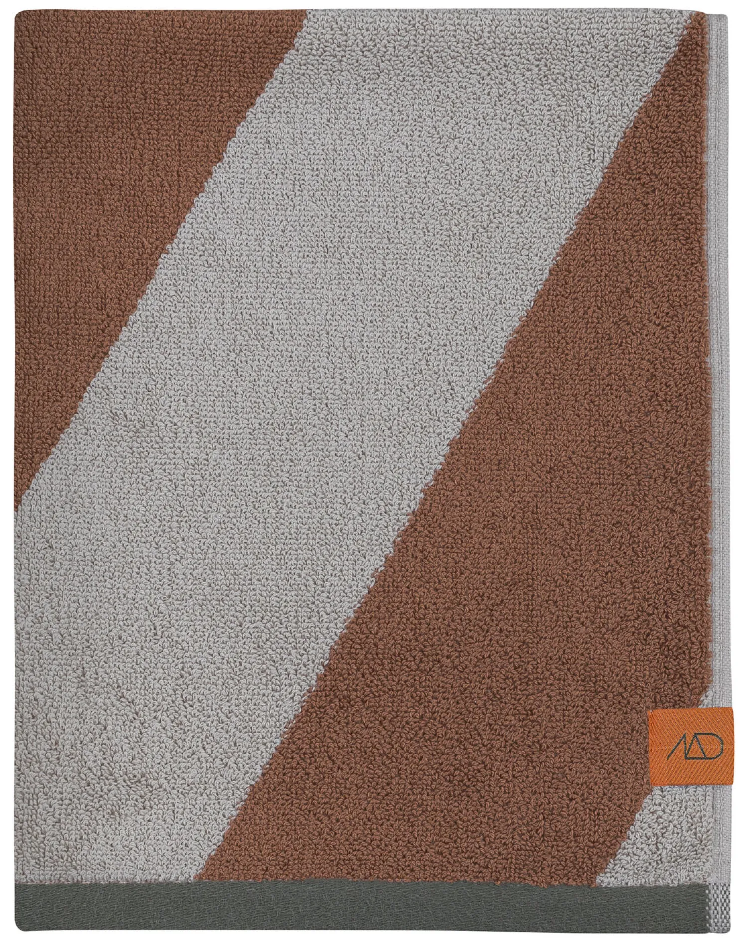 Outlet Mette Ditmer - DIAGONAL bath towel - Brick