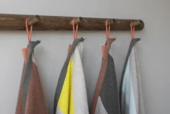 Outlet Mette Ditmer - DIAGONAL bath towel - Dark olive