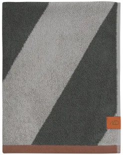 Discount Mette Ditmer - DIAGONAL guest towel, 2-pack - Dark olive