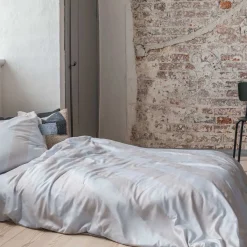 Outlet Mette Ditmer - DIAGONAL-sengesæt - Light grey/Sand - W140 x L220 cm