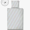 New Mette Ditmer - DIAGONAL-sengesæt - Light grey/Sand - W140 x L200 cm