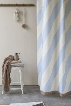 Online Mette Ditmer - DIAGONAL shower curtain - Light blue