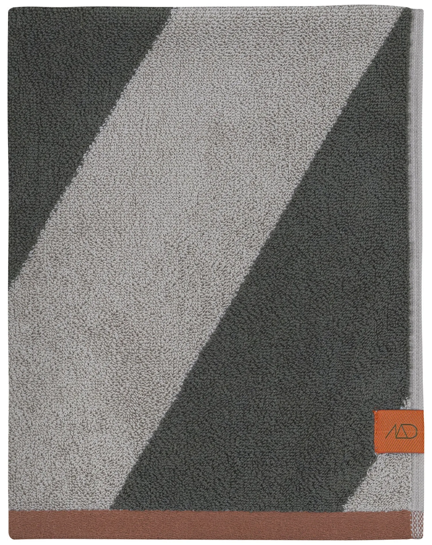 New Mette Ditmer - DIAGONAL towel - Dark olive
